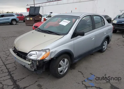2000 Toyota Echo z USA, uszkodzony, nr VIN JTDBT1234Y0083425